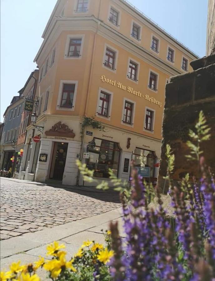 Hotel Garni Residenz Am Markt Meißen Esterno foto