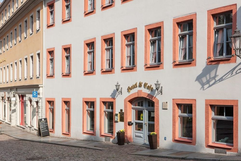 Hotel Garni Residenz Am Markt Meißen Esterno foto
