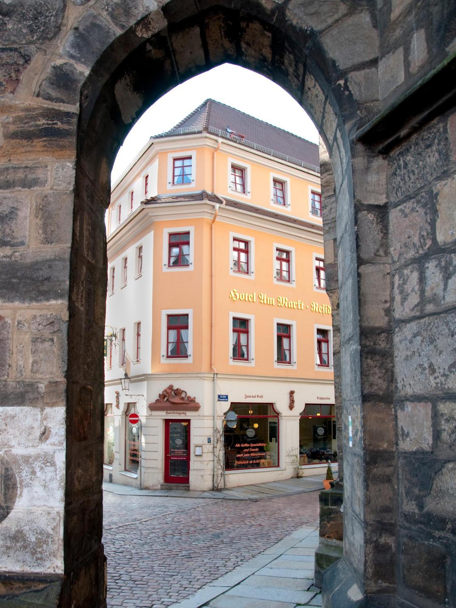 Hotel Garni Residenz Am Markt Meißen Esterno foto
