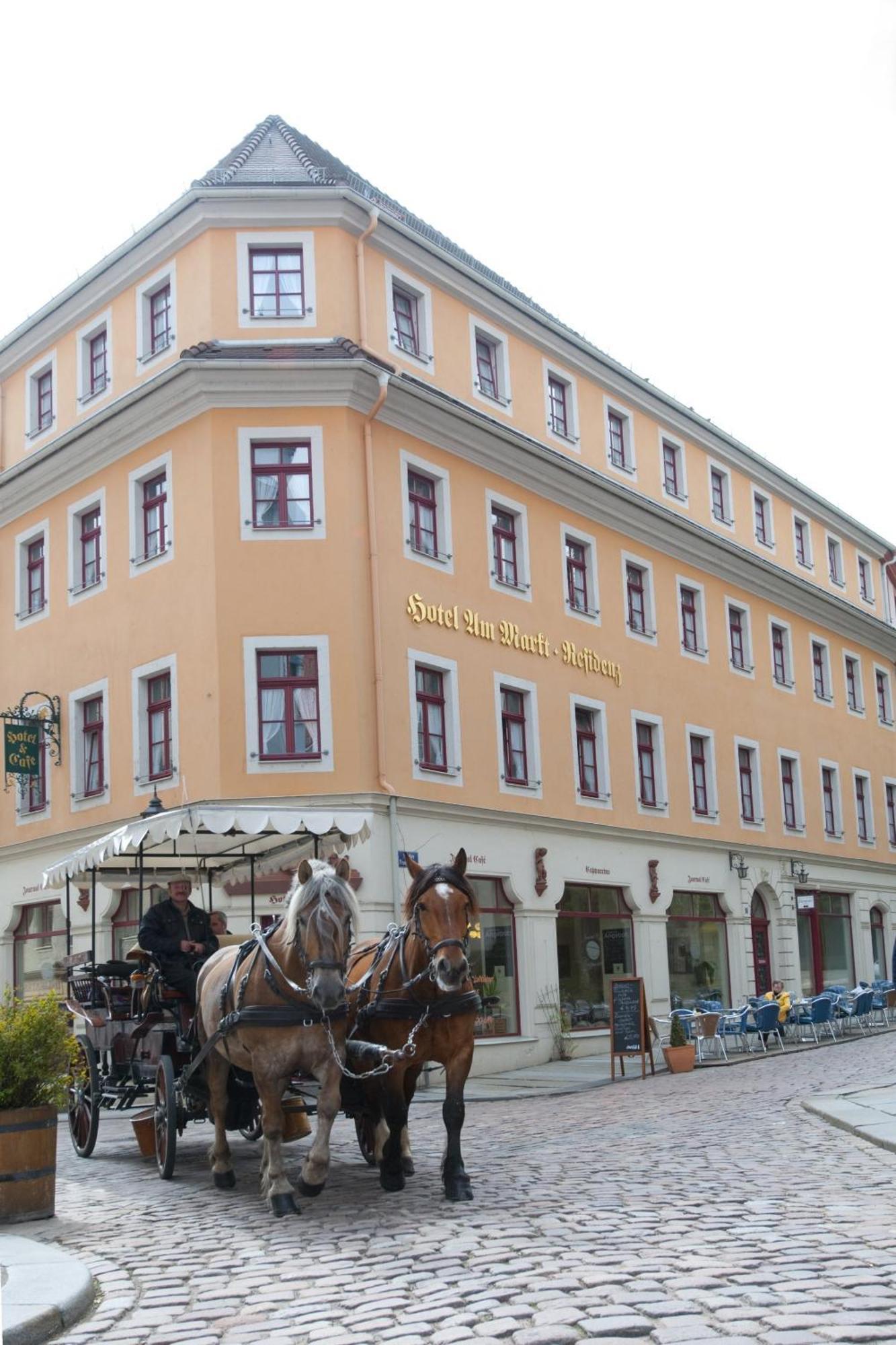 Hotel Garni Residenz Am Markt Meißen Esterno foto