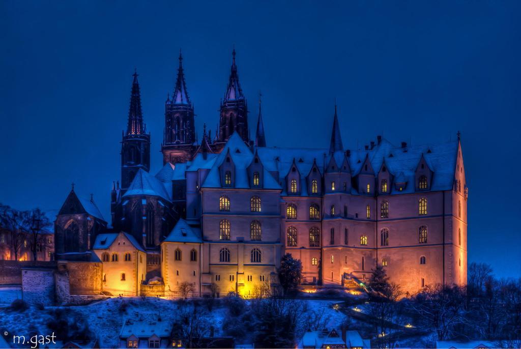Hotel Garni Residenz Am Markt Meißen Esterno foto